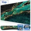 iCasso マウスパッド リストレスト3点セット 90x40cm 大型 ゲーミングマウスパッド 低反発 キーボード用+マウス用 手首クッション 長さ45+14cm 人間工学 アームレスト 疲労軽減 ゴムベース 滑り止め(ダークグリー)