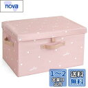 NEOVIVA 収納ボックス ふた付き 折りたたみ かわいい 収納ケース 衣類 収納 かご おしゃれ 収納バスケット 大容量 耐久性 ピンク M