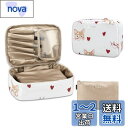 NEOVIVA 化粧ポーチ 大容量 メイクポーチ コスメポーチ トラベル 旅行化粧ポーチ 化粧品収納バッグ 防水 軽量 コスメケース コスメバッグ 洗面用具入れポーチ バスルームポーチ 持ち運び便利 収納 小物入れ (ハート猫 L)