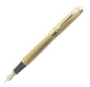 Gullor Jinhao18KGPMサイズのペン先万年筆コンバーターを含む - 金色
