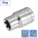 Edinstry ディープソケット 六角ディープソケット ソケット 1個 14mm/17mm つや消しクロムメッキ ビットソケット ヘキサゴンソケットセット D...