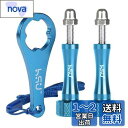 HSU アルミ製 M5親指スクリュー2本セット gopro ネジ 長い ゴープロ ネジ ナットと レンチ付き ほとんどのアクションカメラ アクセサリー 対応(ブ...