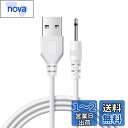 ハンドマッサージャー充電ケーブル ハンディマッサージャー充電ケーブル USB to DC ケーブル DC充電ケーブル Deear DC充電コード2.5mm 電動歯ブラシ/洗顔ブラシ/マッサージャー等 交換用100cm 白(1本セット)