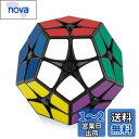 Findbetter 競技用キューブ 2x2 五角形 十二面体 黒素体 PVCシール 十二面配色 こども 大人 脳トレ スムーズ回転 ポップ防止