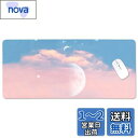 Newseego マウスパッド ゲーミングマウスパッド キーボードパッド かわいい テーブルマット 超大型 薄型 滑り止め 水洗い ズレない 耐久性良い ゲーム 仕事用 おしゃれ 桃色の月 900*400mm