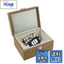 JXE JXO リレーアタック リレーアタック防止用スマートキーケース リレーアタック防止 ボックス スマートキーケース リレーアタック防止用キーケース リレーアタック対策 信号遮断ケース RFID 車盗難防止 (ミニ 木目調)