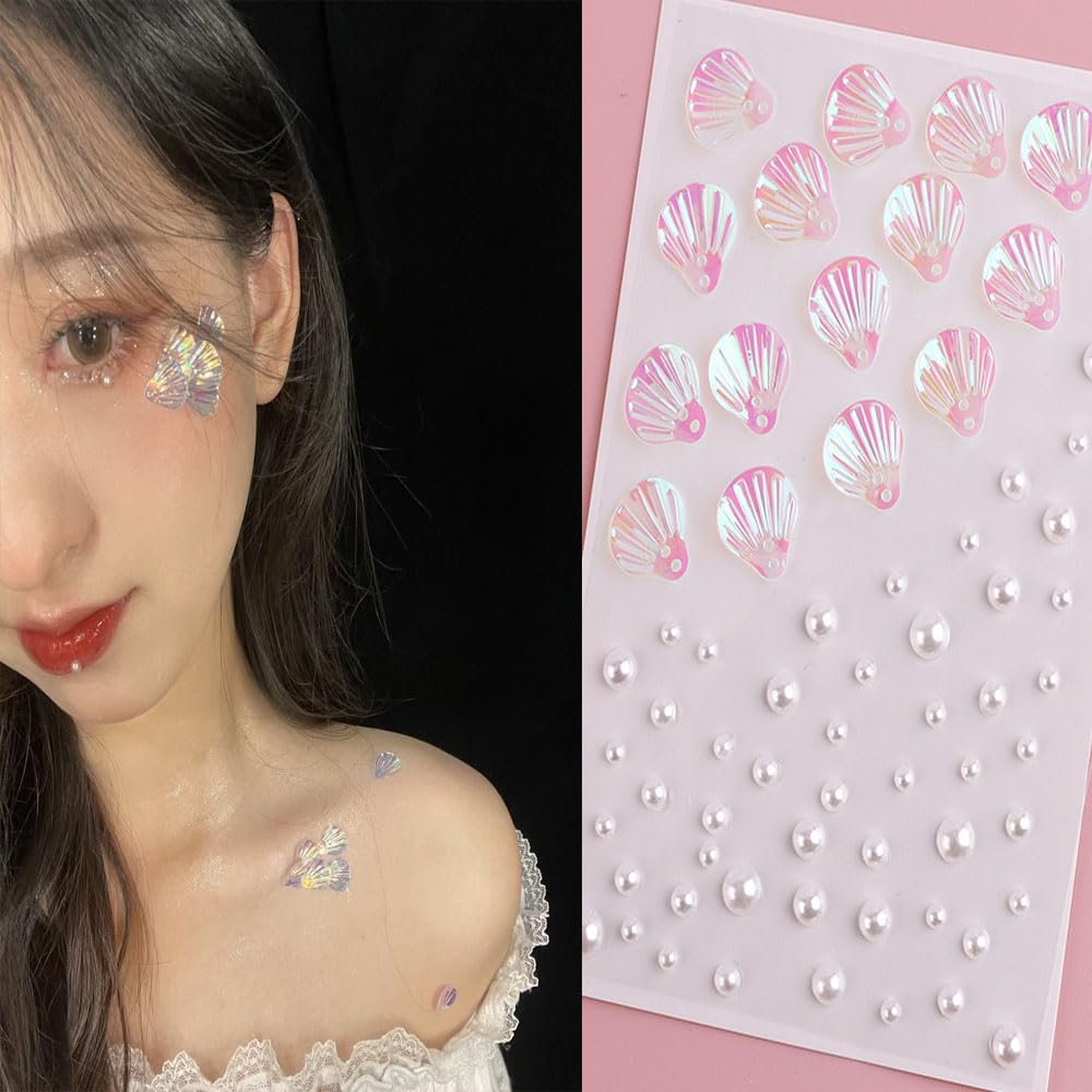 SensaBliss ラインストーン フェイスシール 顔 シール 4枚 キラキラ 3D ラインストーンステッカー ストーンシール 顔に貼るシール 涙メイク フェイスストーン ロースター ムーンストーンステッカー 蝶 ダイヤモンド デコパーツ キラキラ カラフル 自己吸着式で接着剤不要