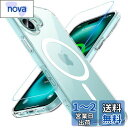 iPhone 16 ケース アイフォン16 ケース BESINPO【ガラスフィルム付き・MagSafe対応】クリア iphone16ケース 黄ばみなし ストラッ...