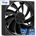 Novonest ケースファン 120mmファン 高性能 1650RPM pcファン 冷却ファン 4PIN PWM 120mm PCケースファン 静音 冷却 ブ...