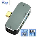 Leehitech USB C ハブ 4-in-1 Type C 2.0 データ送信 5Gbps USB 3.0 高速伝送 2×480Mbps USB 2.0 マルチポートアダプター アルミスリム設計 プラグアンドプレイ iPhone 16/15、Macbook Air/Pro、Dell、XPS、HP、Surface Go、Samsung、Lenovoなどに対応