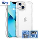 BENTOBEN iPhone 13 Mini ケース クリア TPU 韓国 可愛い ウェーブ ソフト 滑り止め 薄型 軽量 耐衝撃 おしゃれ スマホケース ス...