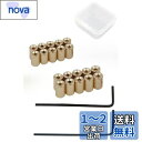 YFFSFDC ピンバッジのピンバッチ 6×5mm 20個セットネジ式キャッチ 留め具 金具 収納ケース付 (金色)