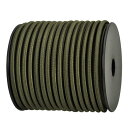 Abma Cord ショックコード バンジーコード 8mm 弾性 ゴム紐 ゴムロープ ストレッチコード 荷物固定 軽トラック ターポリン カーゴネット クラフト DIY用など(10M)-アーミーグリーン
