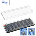 Geekria キーボード ダストカバー 透明アクリル キーパッドカバー Keychron K4、RK Royal KLUDGE RK100、Nuphy Air96 V2、LOFREE Flow ロープロファイル メカニカルキーボード 100 キーに対応