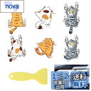 Zayookey ステッカー 車用ステッカー カーデカール 猫 ネコ いたずらの猫 登る猫/落ちる猫 6枚入り 防水 キズ隠し 装飾用品 ステッカースキージ付き...