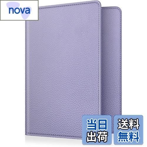 楽天nova【送料無料】Fintie パスポートケース ホルダー トラベルウォレット スキミング防止 安全な海外旅行用 PUレザー パスポートカバー 多機能収納ポケット 名刺 クレジットカード 航空券 エアチケット （ライラックパープル）