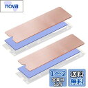 【送料無料】Mauknci m.2 ヒートシンク 銅 薄型 ヒートシンク デスクトップ ラップトップ 用 m.2 ssd ヒートシンク 【2セット】