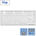 YUNZII X75 PRO 82キーワイヤレス ホットスワップ対応 英語配列 メカニカルゲーミングキーボード 透明キーキャップ BT5.0/2.4G/USB-C ガスケット装着キーボード Windows/Mac用 技適認証取得 (クリスタルホワイト軸、無線ホワイト)