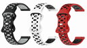 SHEAWA for Garmin(ガーミン) ForeAthlete 55/Forerunner 165/Vivoactive 5 バンド ベルト 3点セット 交換バンド 交換ベルト シリコン 互換品 替えバンド 通気性に優れ ストラップ アクセサリー Approach S42/Venu Sq 2/Venu 2 plus/ForeAthlete 245/645/vivoactive3/Ve(2)