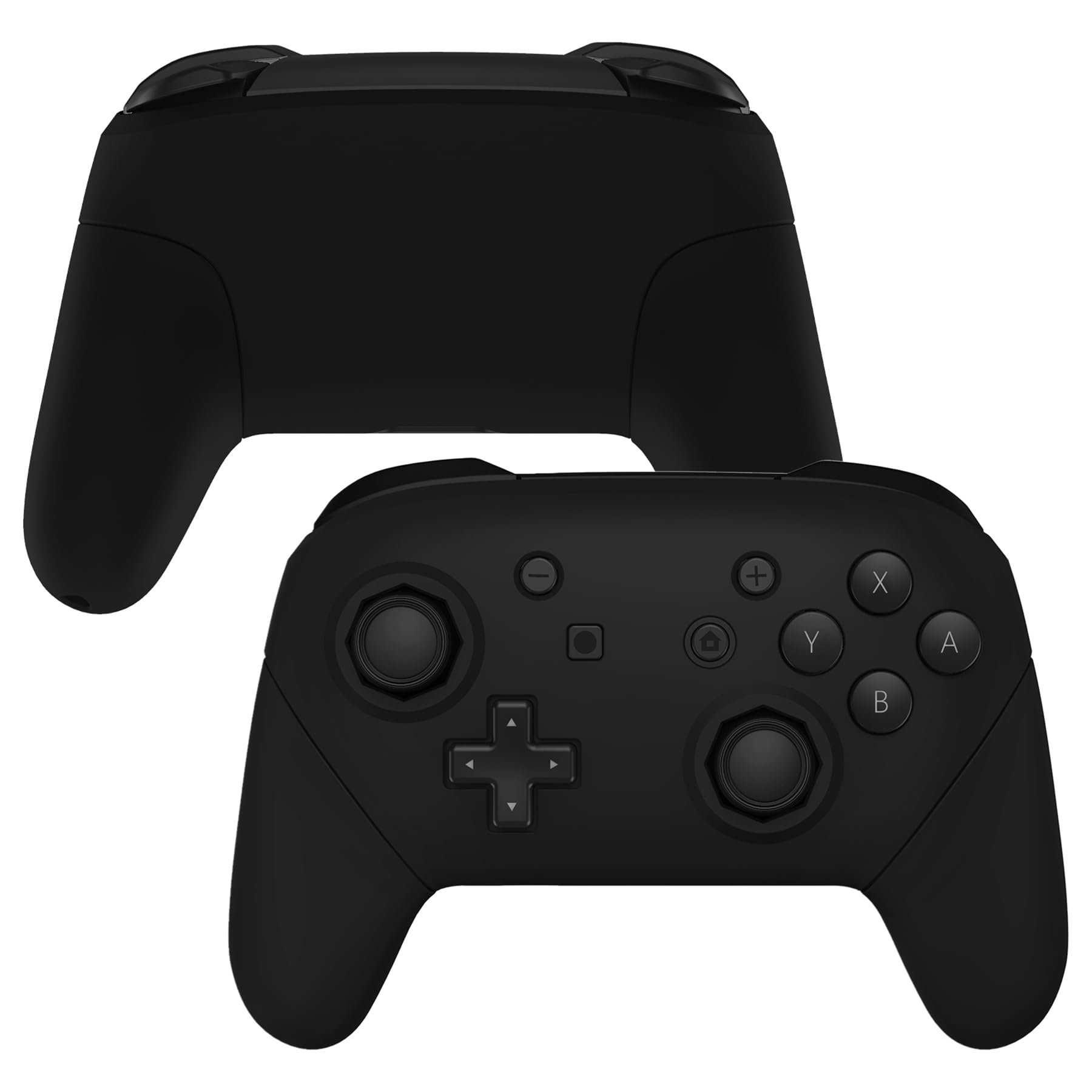 eXtremeRateプロコンスイッチに対応用オクタゴナルゲートスティックデザインハウジングシェル、switch プロコンに対応用プロコン ケース、プロコン カスタムパー【ブラック】