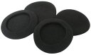 Sound Wave ヘッドホン交換用イヤーパッド直径45mm 黒 左右2セット アルミ チャック包装 (45mm 4個)