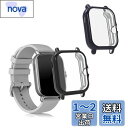 kwmobile 2x ケース Huami Amazfit GTS 3 / GTS 2 / GTS 2e対応 カバー - フルカバー シリコン 耐衝撃 全体保護 黒色/グレー(2)