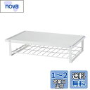 【送料無料】HEIAN SHINDO レンジ上ラック マットホワイト 幅46cm 奥行29.5cm 高さ11cm 耐荷重10kg REW-1 平安伸銅工業