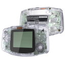 IPS対応 アップグレード eXtremeRate クリア交換用シェルフルハウジングカバー ボタン付き ゲームボーイ アドバンスGBA用 - IPSと標準液晶ディスプレイの両方に対応 - コンソール&IPSスクリーンは含まれていません