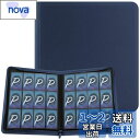 PAKESIスターカードカードファイル12ポケット480枚収納 PU カードシート と他のカードを集める スターカード コレクションファイル (青)