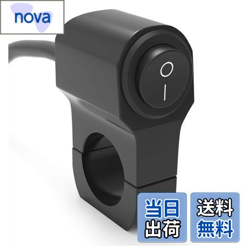 【送料無料】YFFSFDC バイク 防水 スイッチ ハンドルスイッチ ON/OFFライトスイッチ バイク用スイッチ 自転車用スイッチ 取付け 簡単 12V 22mmハンドルバーオートバイク用