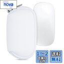 kwmobile マウスケース Apple Magic Mouse 1 / 2対応 ケース - 無線マウス ジッパー付き ネオプレン 白色