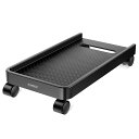 ORICO CPUスタンド キャスター付き台車 PC収納ボックス PCスタンド デスクトップ用PCワゴン PCカート 収納カート 足元収納 側板ある(2)