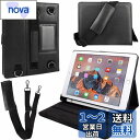 Cooper Cases MAGIC CARRY PRO II ショルダー ハンド ストラップ ケース 【 iPad 10.2 第9世代 /第8世代 / 第7世代 / Air 10.5 第3世代 / Pro 10.5 2017 】 Apple Pencil 収納 ペンホルダー スタンド カバー (ブラック)