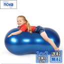 MICHEALWU ピーナッツ型 ヨガ バランスボール エクササイズボール ピーナッツボール ジム リハビリ ダイエット フィットネス 空気入れ付き 初心者 子供 年上 犬 自宅(4)
