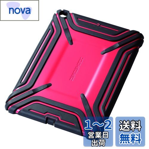 エレコム iPad Air 10.5 (2019)、iPad Pro 10.5 (2017) ケース 背面ケース ZEROSHOCK 耐衝撃 レッド TB-A17ZERORD