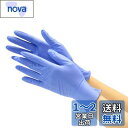 川西工業 #2039 ニトリル手袋 使い捨て 粉無し 100枚入り ブルー Mサイズ