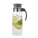HARIO(ハリオ) 冷蔵庫 ポット スリム N チャコールグレー 1400ml 日本製 プレゼント ギフト 贈り物 RPLN-14-CGR