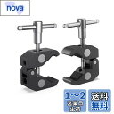 SMALLRIG スーパークランプ 蟹バサミクランプ 15-40mmパイプクランプ ロッドクランプ 2個セット 多用途クランプマウント-2058