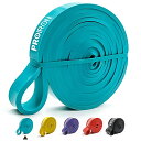 PROIRON レジスタンスバンド 抵抗バンド トレーニングバンド 天然ラテックス製 緑 (6.7-13KG)(4)