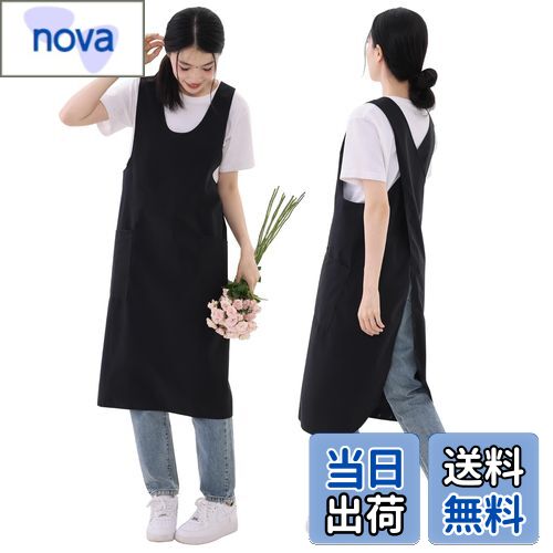 【送料無料】[Maifunn] エプロン 防水 軽量 ワークウェア 前掛け 作業服 サービスエプロン ワーク服 防油 防汚 草刈り 防護服 メンズ シンプル MF0004-Black New