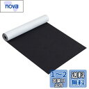 BENECREAT 長さ2m幅40cm 黒色自己接着フェルト生地シート厚さ1mm 粘着性 ジュエリー引き出しボックスライナー コスチュームアート クラフト ハロウィーン