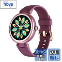 SHANG WING スマートウォッチ レディース 小さめ 腕時計 女性用 Smart Watch Women 1.09インチ高精細画面 iPhone/Android対応 着信通知 24時間 女性生理周期管理 文字盤自由設定 日本語説明書付き Lynn