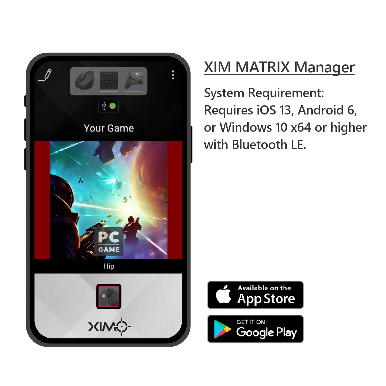 XIM MATRIX アダブター PS5・PS4・Xbox Series X|S・Xbox One・PC用 キーボードマウス用接続コンバーター