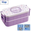 スケーター(Skater) 弁当箱 クロミ フラワーリース サンリオ 600ml 抗菌 2段 女性用 日本製 YZW3AG-A