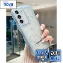 QLTYPRI Galaxy S21 ケース クリア TPU カバー ウェーブ おしゃれ 韓国 可愛い ウェーブ グリッター 透明 薄型 軽量 耐衝撃 滑り止め (SC-51B / SCG09) スマホケース ワイヤレス充電対応 ストラップホール付き ギャラクシーS21 ケース 6.2インチ 対応 - ブルー