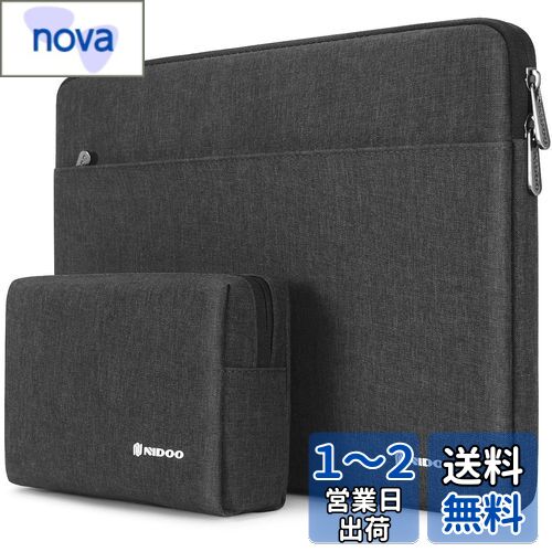 NIDOO 17 インチ ラップトップ用ケース タブレットバッグ 17.3 インチLenovo Legion 5 / 5i / IdeaPad L340 / HP Gaming Pavilion 17 / ENVY Laptop 17 / Acer Chromebook 317 / Asus ZenBook Pro 17 / Dell G7 17, ダークグレー