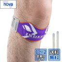INDEEMAX 膝サポーター ひざ用サポーター 膝蓋骨ストラップ 固定 膝の保護 調整可能 スポーツ バスケ サッカー 野球 バレーボール バドミントン 登山 男女兼用 左右兼用 日常生活 1個入 ワンサイズ パープル