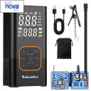 Babaidea 自転車 空気入れ 電動 電動空気入れ バイク 車 用 自動停止 コードレス 携帯用充電式 最大圧力150PSI エアーポンプ 自転車 バイク ...