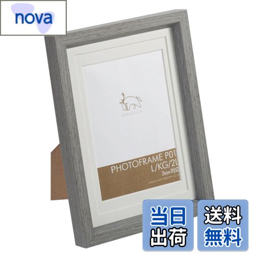 【送料無料】ハクバ HAKUBA 額縁 Chululu(チュルル) フォトフレーム P01 L/KG/2Lサイズ兼用 グレー FCHL-P01GY