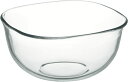 【送料無料】iwaki(イワキ) 耐熱ガラス ボウル 角型 外径20×20cm 2.2L BC334